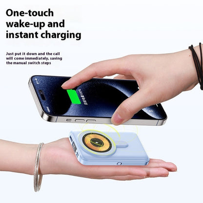 Large Capacity Power Bank with Magnetic Shell and Trendy Design