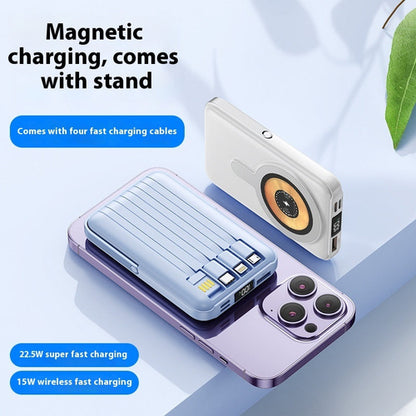 Large Capacity Power Bank with Magnetic Shell and Trendy Design
