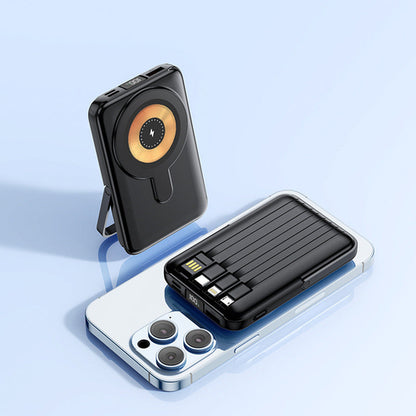 Large Capacity Power Bank with Magnetic Shell and Trendy Design