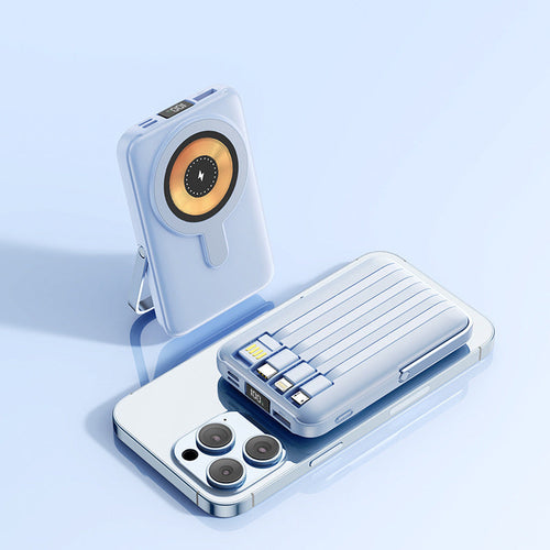 Large Capacity Power Bank with Magnetic Shell and Trendy Design