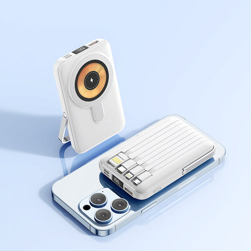 Large Capacity Power Bank with Magnetic Shell and Trendy Design